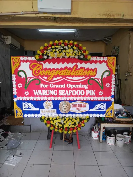 Papan Bunga Ucapan Selamat Wiroborang Mayangan